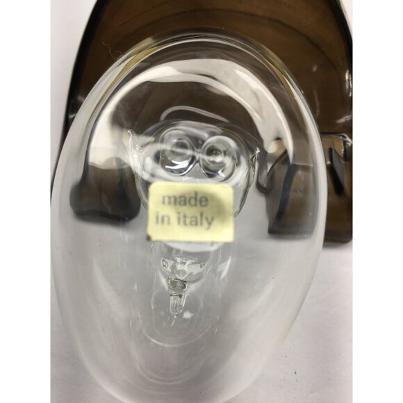 Vintage Hand Blown Art Glass Egg with Chicken Inside Decorative Made in Italy - Picture 13 of 15